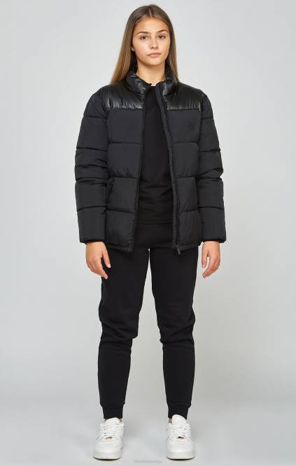 dekleta SikSilk črna jakna z zadrgo oblačila P00V340