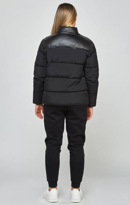 dekleta SikSilk črna jakna z zadrgo oblačila P00V340