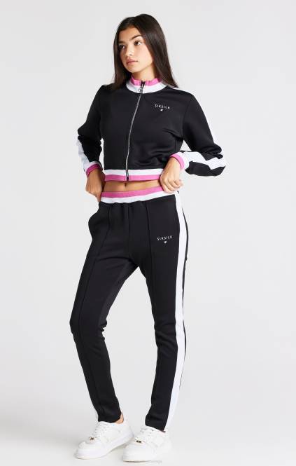 dekleta SikSilk črna retro jakna oblačila P00V341