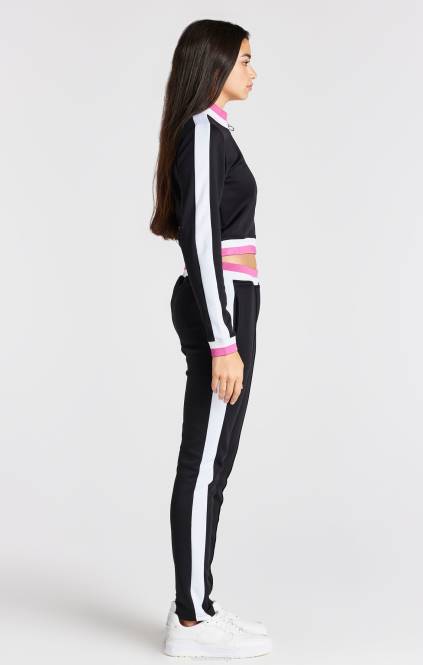 dekleta SikSilk črna retro jakna oblačila P00V341