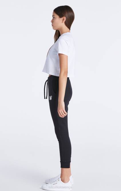 dekleta SikSilk bela odrezana majica Essentials oblačila P00V321