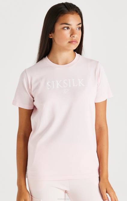 dekleta SikSilk majica z blagovno znamko - roza oblačila P00V317