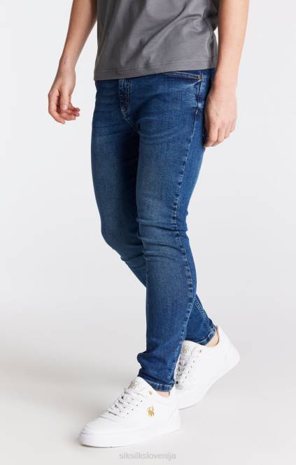 fantje SikSilk esencialni midstone skinny denim jeans oblačila P00V308