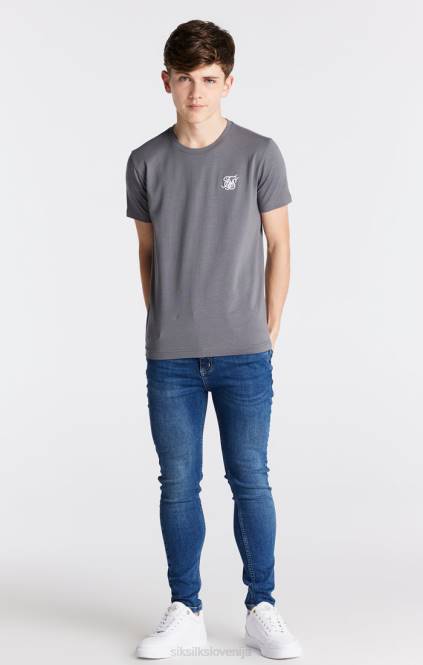 fantje SikSilk esencialni midstone skinny denim jeans oblačila P00V308