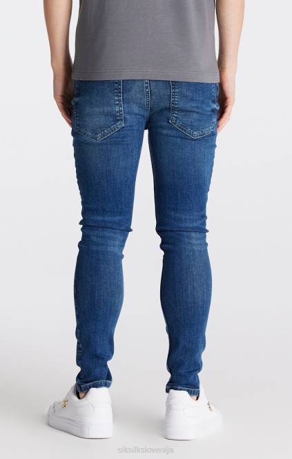 fantje SikSilk esencialni midstone skinny denim jeans oblačila P00V308