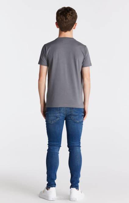 fantje SikSilk esencialni midstone skinny denim jeans oblačila P00V308
