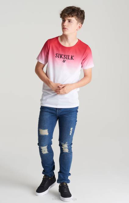 fantje SikSilk midstone distressed slim denim jeans oblačila P00V309