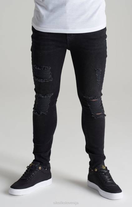 fantje SikSilk oprijete kavbojke skinny denim oblačila P00V310