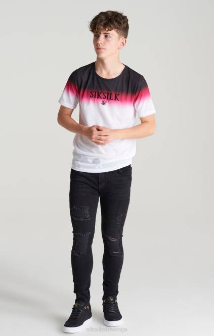 fantje SikSilk oprijete kavbojke skinny denim oblačila P00V310