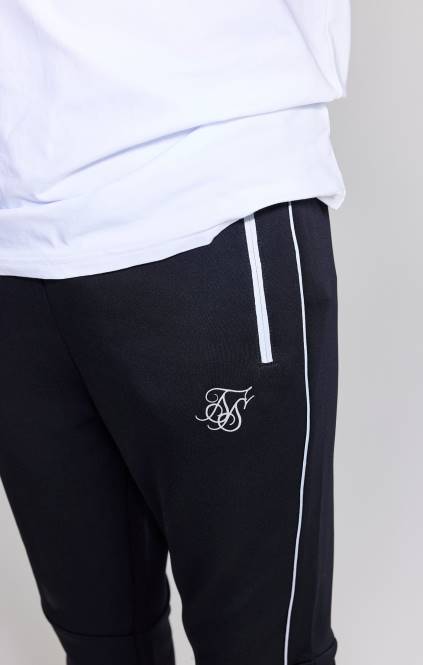 fantje SikSilk črn poli jogger oblačila P00V304