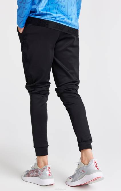 fantje SikSilk črn skinny fit jogger oblačila P00V302