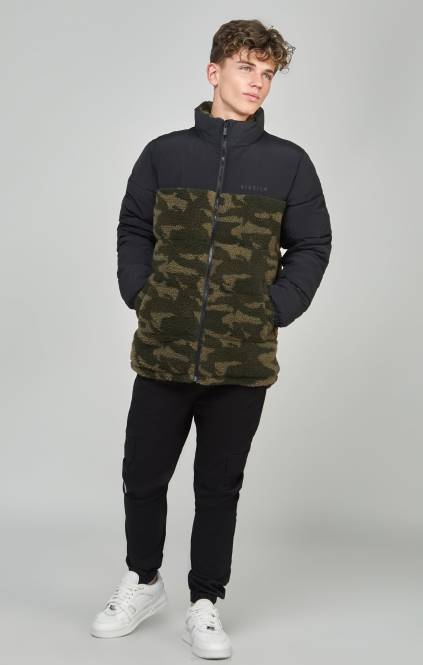 fantje SikSilk camo borg puhovka oblačila P00V297
