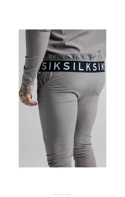 moški SikSilk agility poli ripstop trenirke - sive oblačila P00V527
