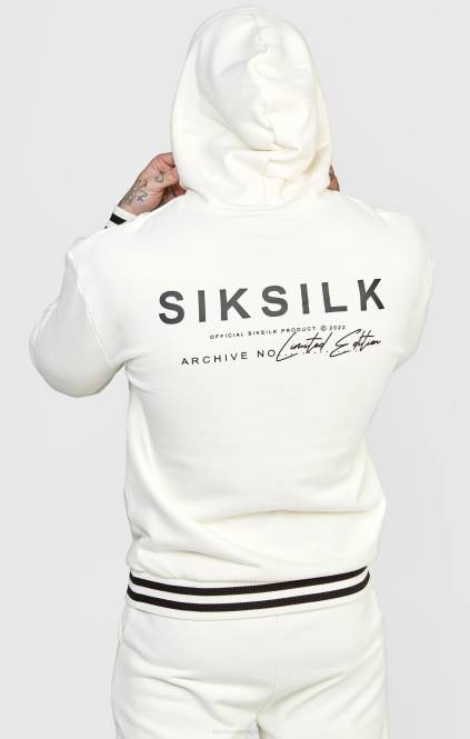 moški SikSilk ecru jogger s črtastim pasom oblačila P00V519