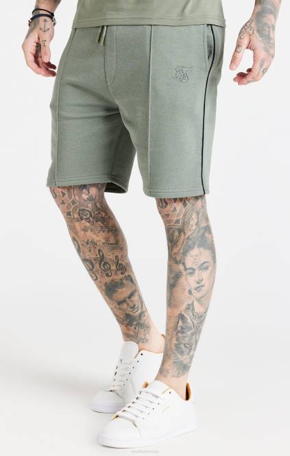 moški SikSilk kaki smart short oblačila P00V612