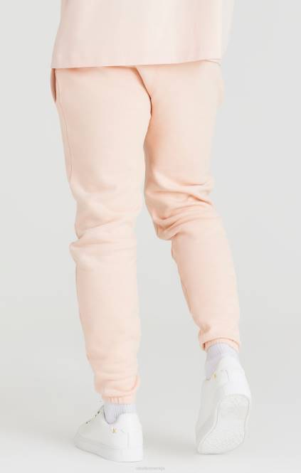 moški SikSilk roza tekaška majica sproščenega kroja z manšetami oblačila P00V534