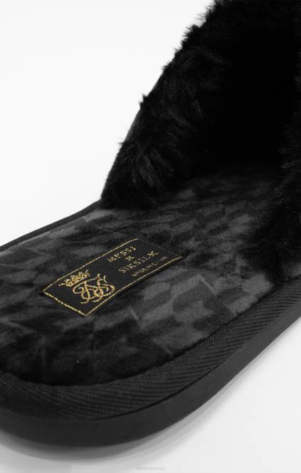 moški SikSilk x črni copati messi obutev P00V23