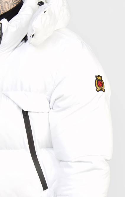 moški SikSilk bel managerski plašč oblačila P00V488