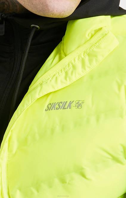 moški SikSilk rumena športna jopica oblačila P00V492