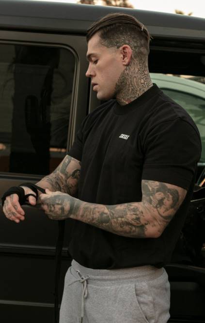 moški SikSilk omejena izdaja akademijske majice s kratkimi rokavi oblačila P00V401