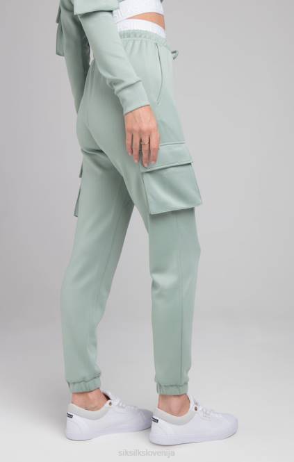 ženske SikSilk cargo tape trenirke - žajbelj oblačila P00V176