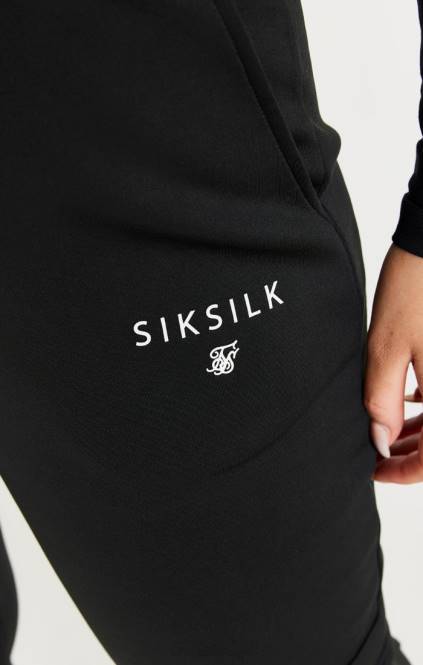 ženske SikSilk črne kargo trenirke oblačila P00V184