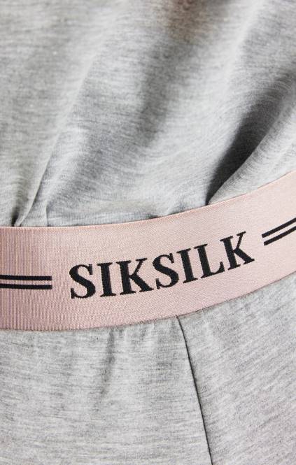ženske SikSilk trenirke iz sivega laporja oblačila P00V186