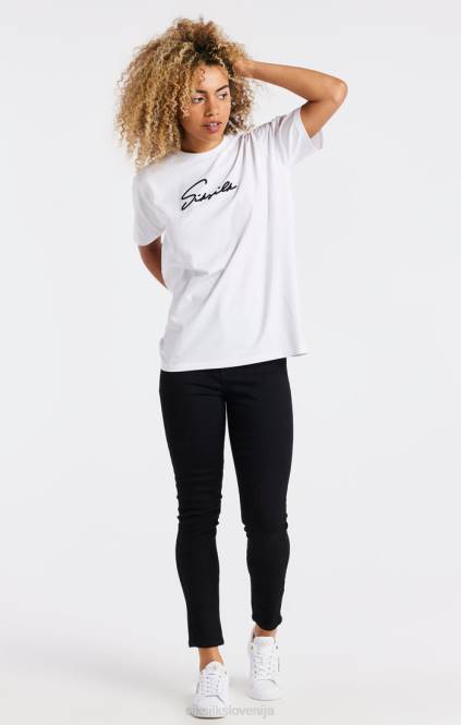 ženske SikSilk črne esencialne skinny denim jeans oblačila P00V192