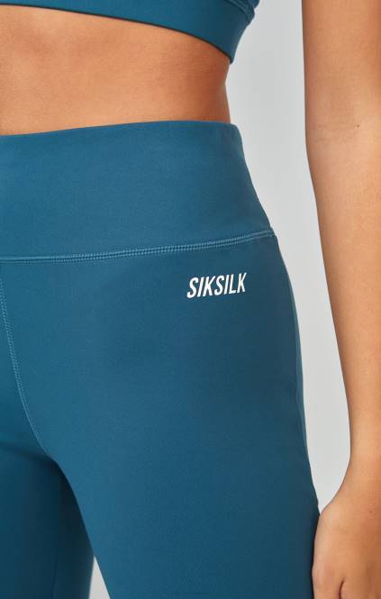 ženske SikSilk teal športne pajkice oblačila P00V172