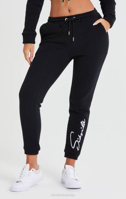 ženske SikSilk Essential Jogger - črna oblačila P00V166