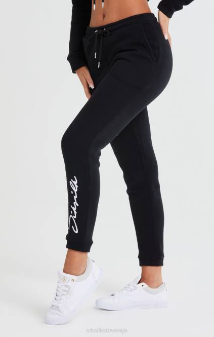 ženske SikSilk Essential Jogger - črna oblačila P00V166