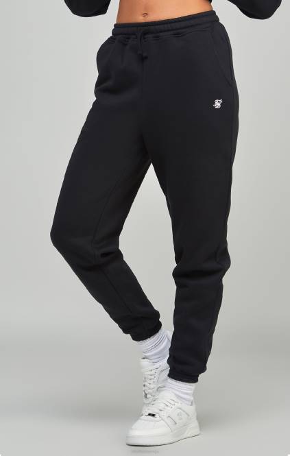 ženske SikSilk črna osnovna jogger oblačila P00V177
