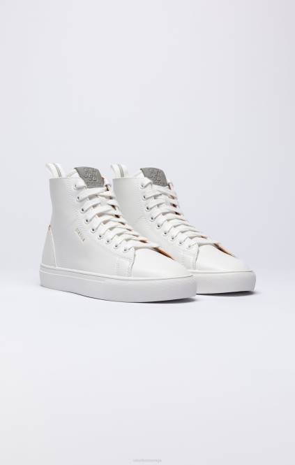 ženske SikSilk bele klasične visoke superge obutev P00V257