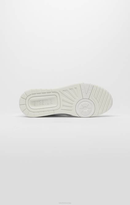 ženske SikSilk bele nizke športne copate obutev P00V272