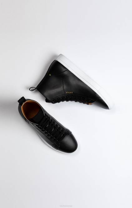 ženske SikSilk črne klasične visoke superge obutev P00V260