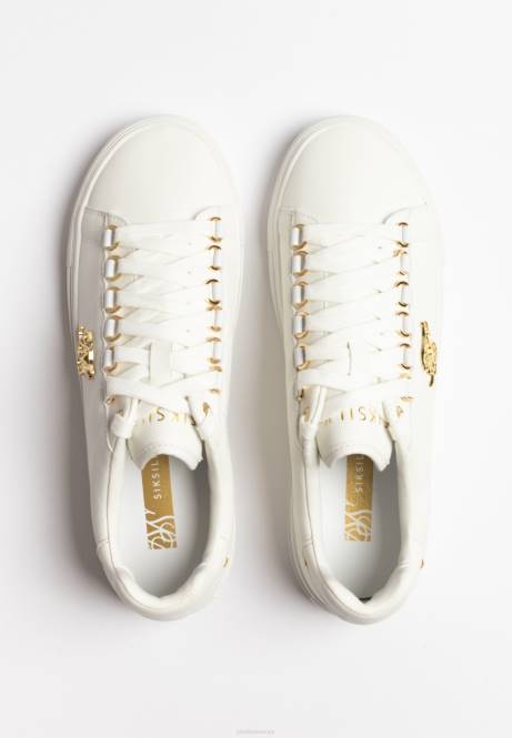 ženske SikSilk učinek bele barra kačje kože obutev P00V269