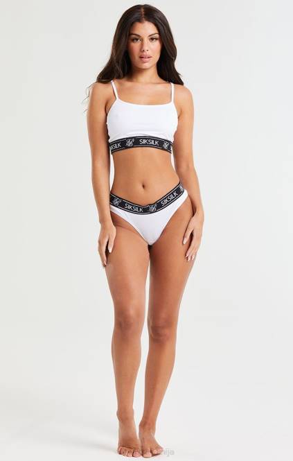 ženske SikSilk bralette z belim paščkom oblačila P00V219