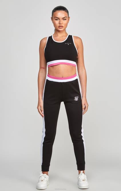 ženske SikSilk črn retro bralette oblačila P00V205