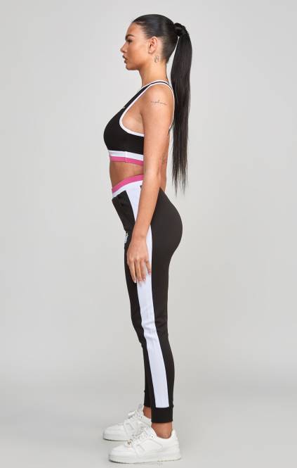 ženske SikSilk črn retro bralette oblačila P00V205