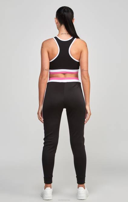 ženske SikSilk črn retro bralette oblačila P00V205