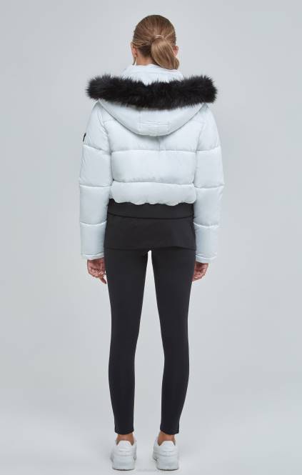 ženske SikSilk bela skrajšana parka oblačila P00V130