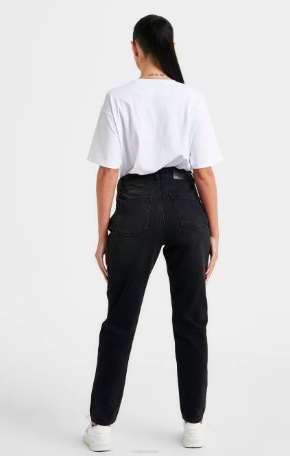 ženske SikSilk bela vezena fantovska majica s kratkimi rokavi oblačila P00V69