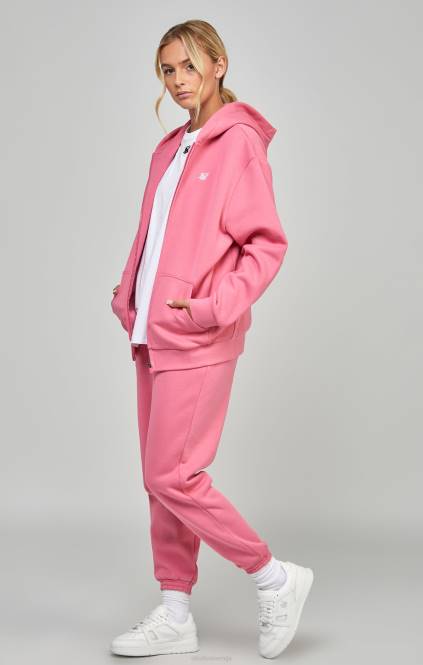 ženske SikSilk Pink Essential zip thru oblačila P00V102