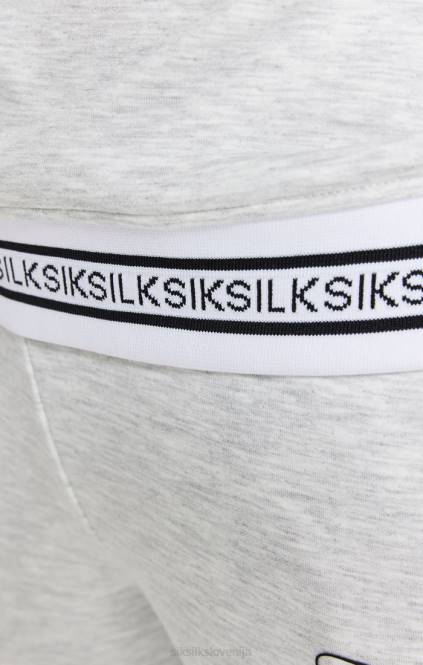ženske SikSilk siv lapor 1/4 zip track top oblačila P00V118